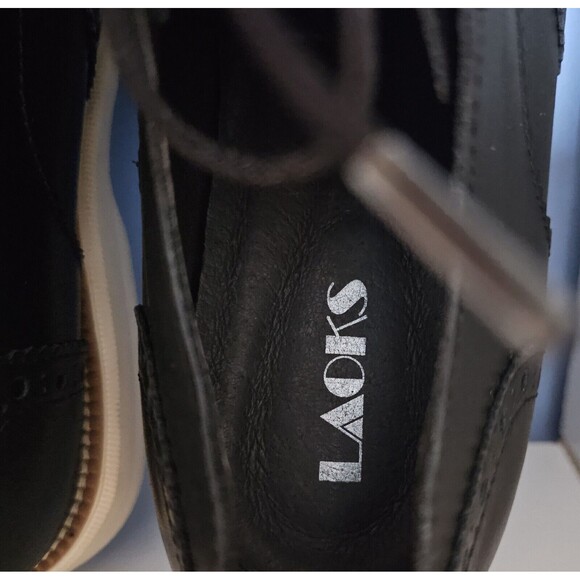 LAOKS Hybrid Brogue Oxford Lace-up Wingtip Dress Shoes Black Men Size 10 - Picture 7 of 11